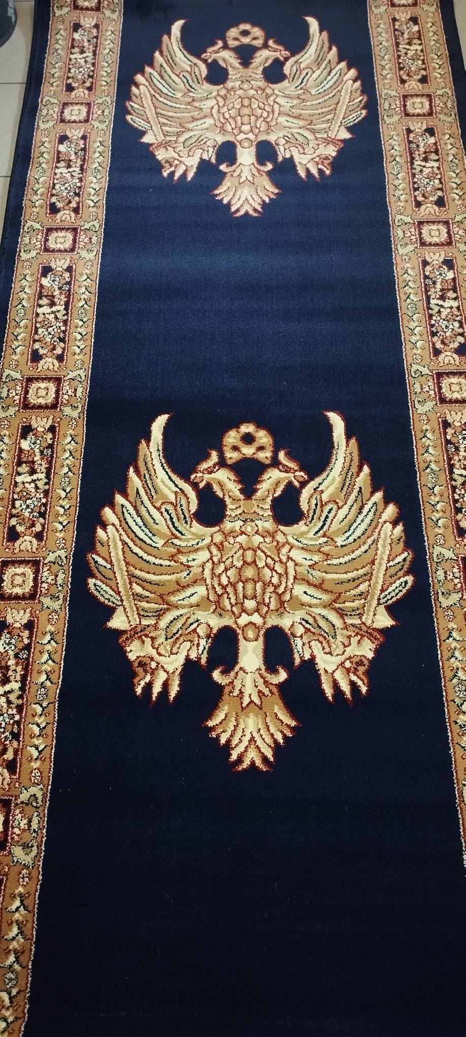Διάδρομος ΟΡΘΟΔΟΞΙΑ Εκκλησιαστικός Μπλέ 100εκ πλάτος Χ 3.20 μήκος - Σχέδιο Πλαγιαστό Έτοιμη Διάσταση - Image 2