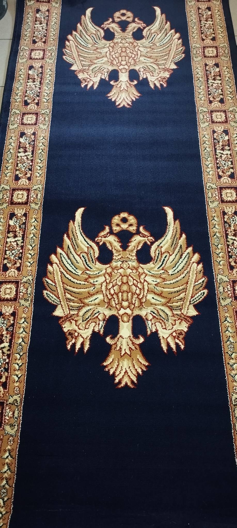 Διάδρομος ΟΡΘΟΔΟΞΙΑ Εκκλησιαστικός Μπλέ 100εκ πλάτος Χ 3.20 μήκος - Σχέδιο Πλαγιαστό Έτοιμη Διάσταση - Image 4