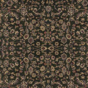 Διάδρομος Χαλιού 2 Μέτρα Πλάτος Σχέδιο 9700 – Συνεχόμενο Λουλούδι (πράσινο) -Με το μέτρο