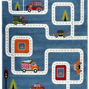 Παιδικό Χαλί Diamond Roads And Cars - Σε 4 Διαστάσεις