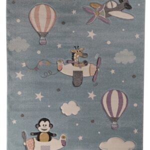 Παιδικό Χαλί Diamond Planes And Baloons - Σε 2 Διαστάσεις