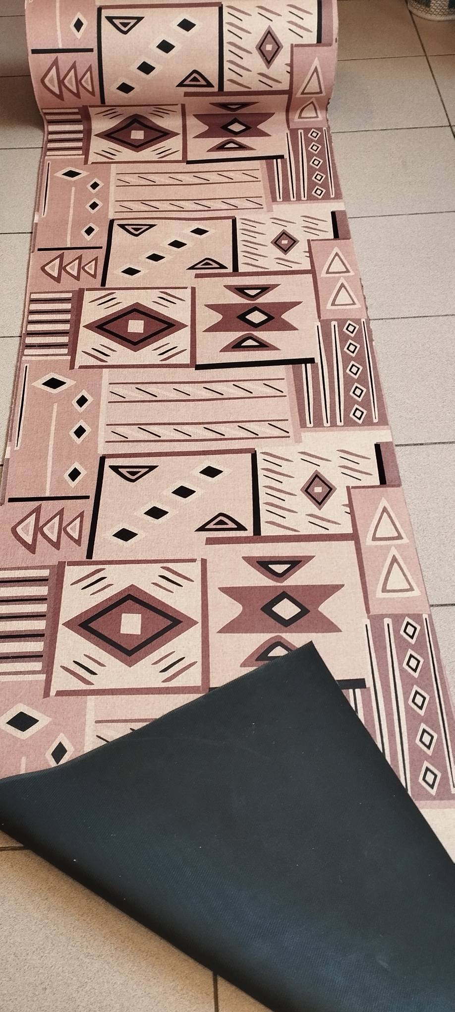 Διάδρομος Λεπτός Συμπαγής Αντιολισθητικός Fancy Selena Brown -0.67εκ πλάτος - Image 2