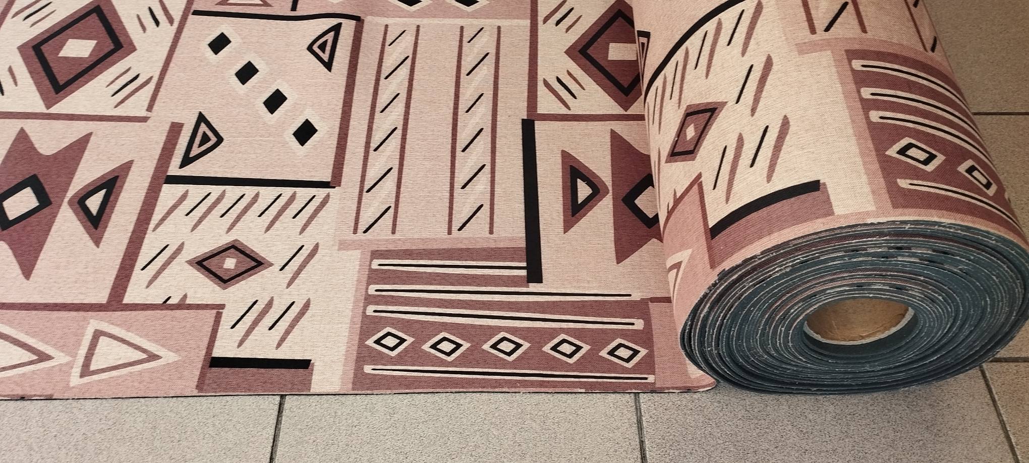 Διάδρομος Λεπτός Συμπαγής Αντιολισθητικός Fancy Selena Brown -0.67εκ πλάτος - Image 4