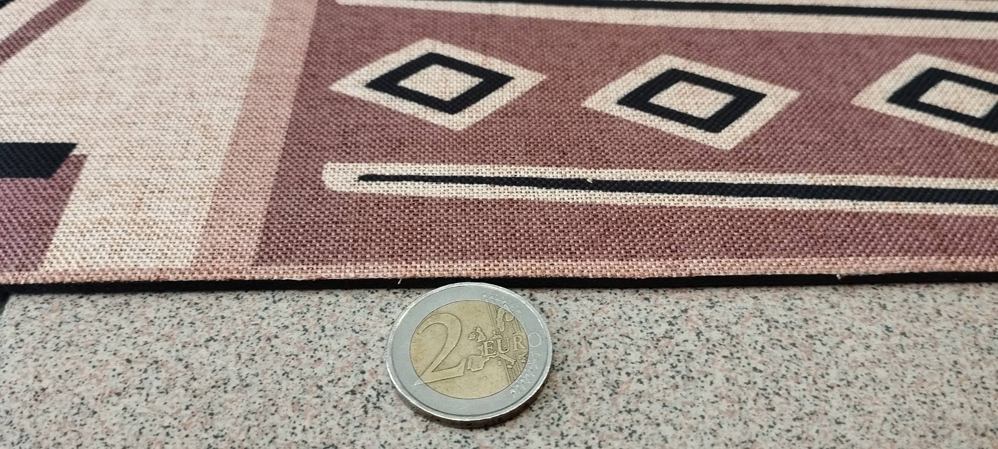 Διάδρομος Λεπτός Συμπαγής Αντιολισθητικός Fancy Selena Brown -0.67εκ πλάτος - Image 3