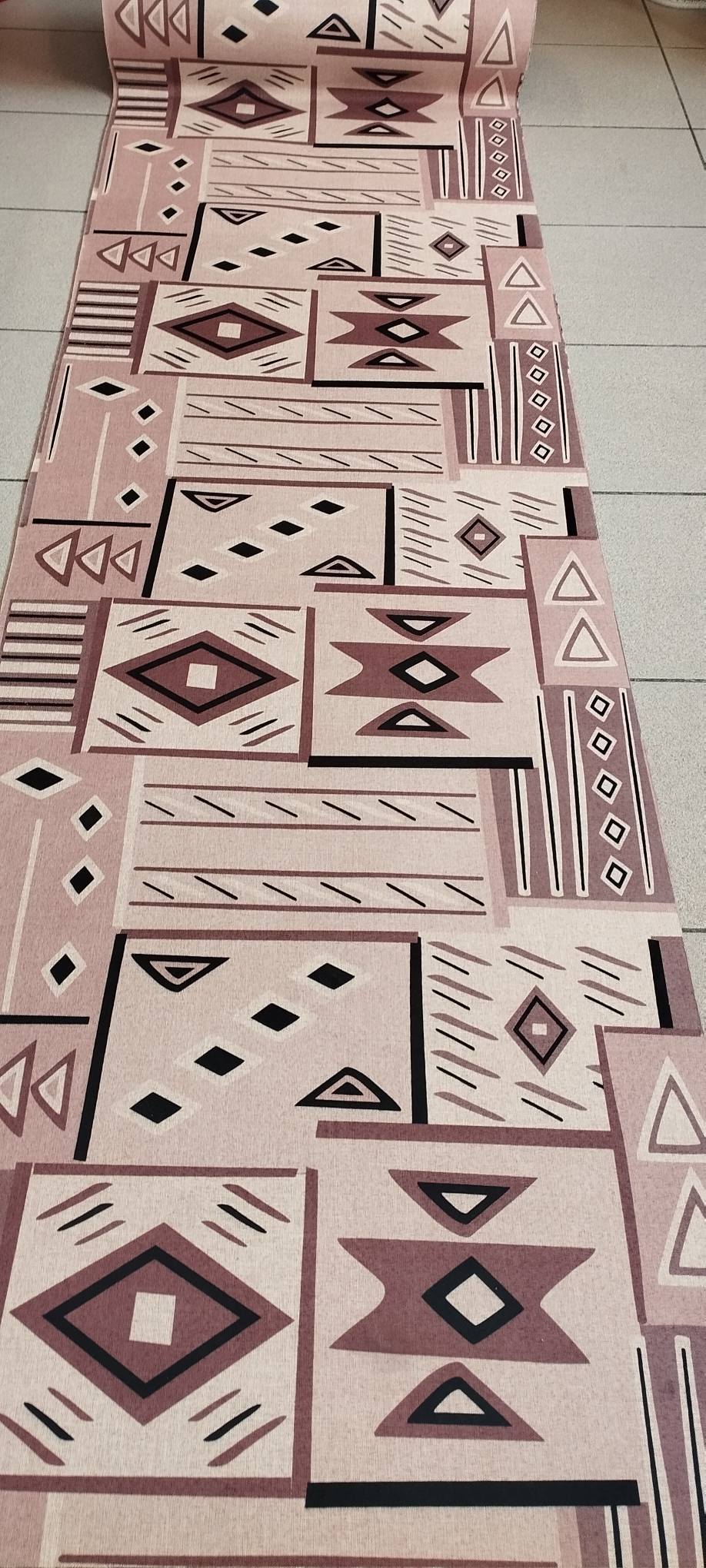 Διάδρομος Λεπτός Συμπαγής Αντιολισθητικός Fancy Selena Brown -0.67εκ πλάτος