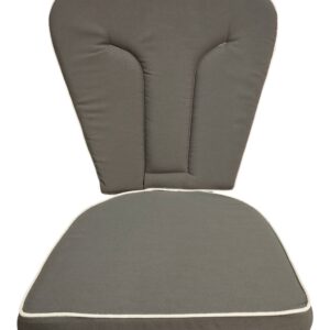 Μαξιλάρια Φερ Φορζέ Χρώμα Gardener Brown - Σχήμα Πέταλο Σετ μαζί με Πλάτη