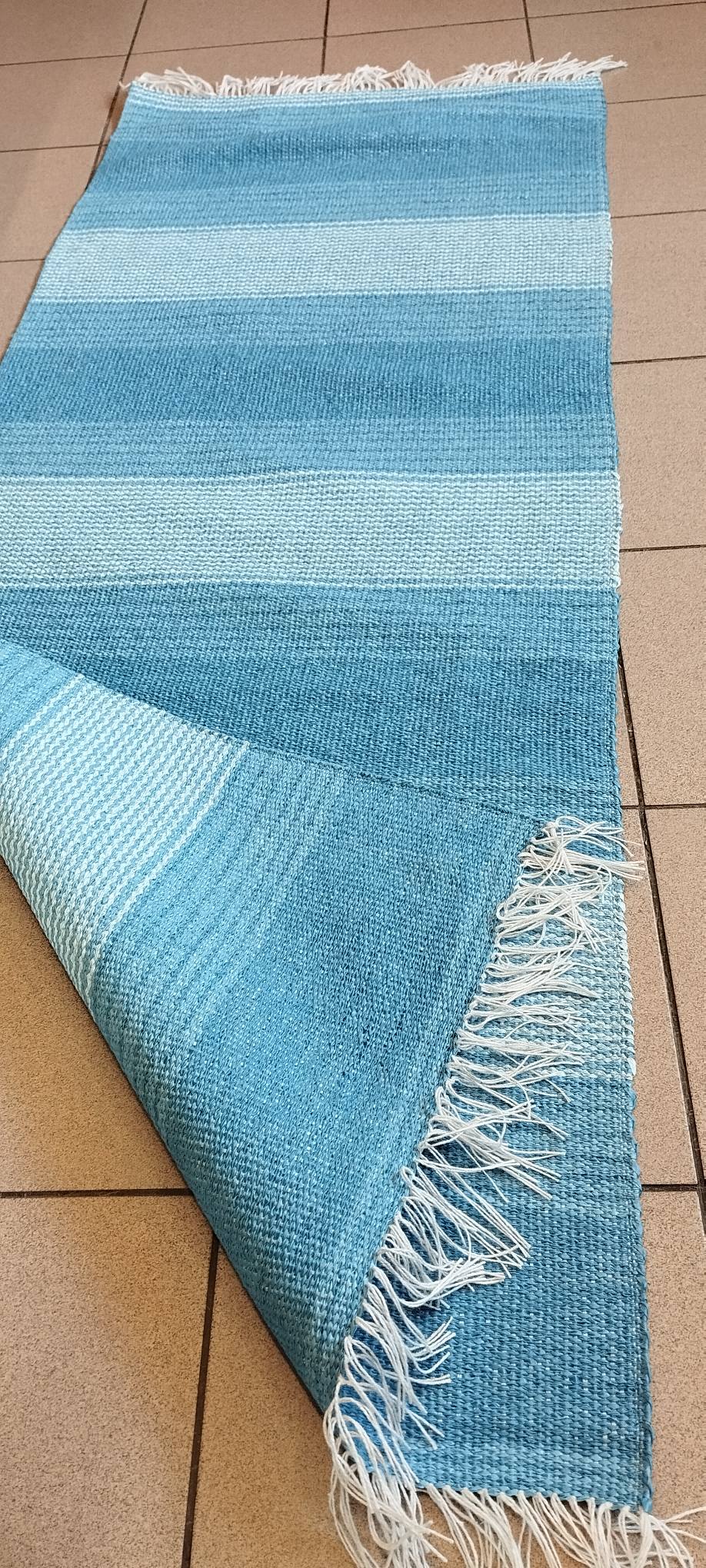 Πλαστικοποιημένο Πλεκτό Υφαντό Διπλής Όψης – Χρώμα THALASSI - 0.67Χ1.80εκ - Image 6