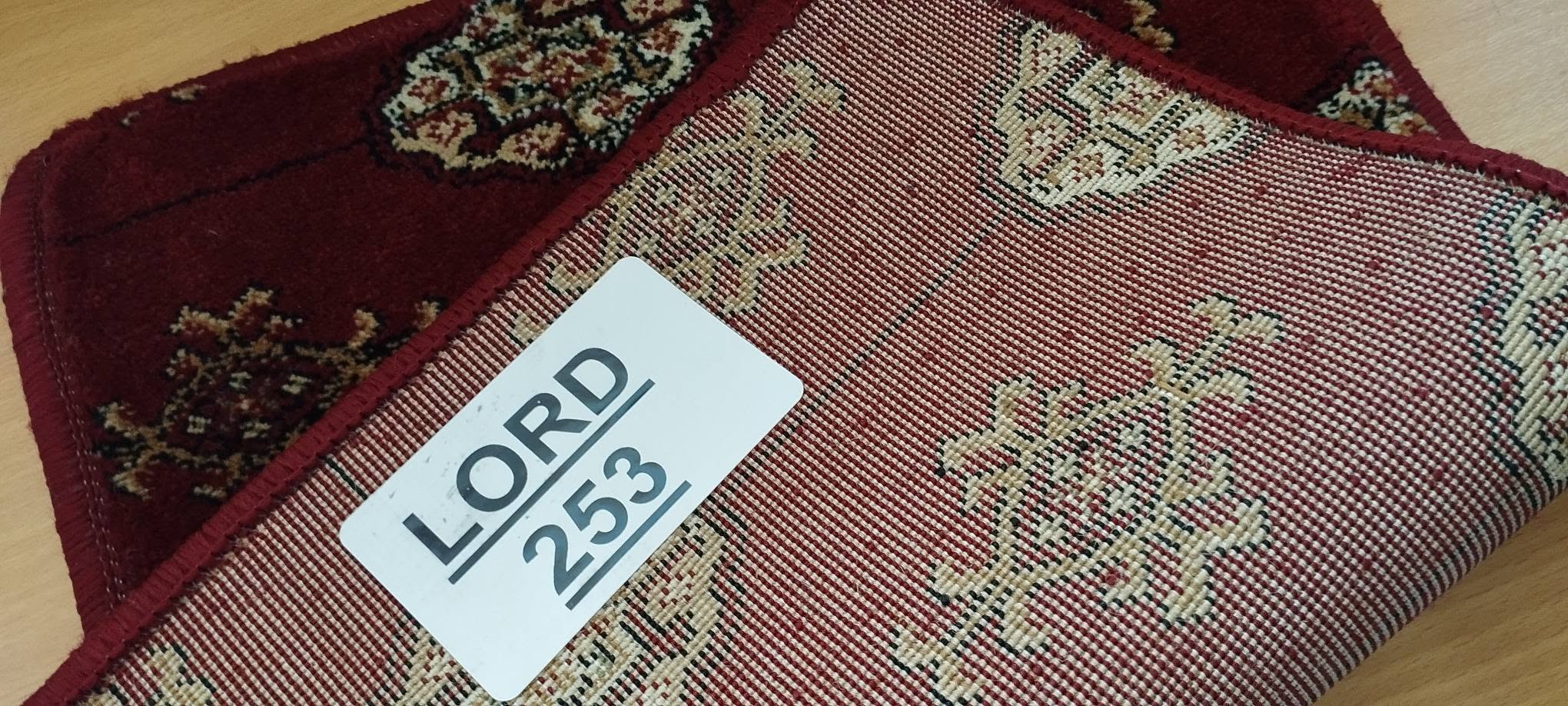 Χαλί με Υφαντό Υπόστρωμα Lord 253 New Cherry - Με το μέτρο - Image 5