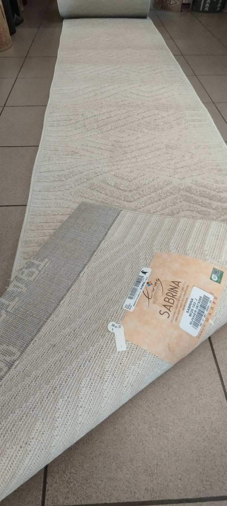 Α-Διάδρομος Χαλιού Tzikas Carpets Sabrina Light Beige -0.67εκ πλάτος - Image 2