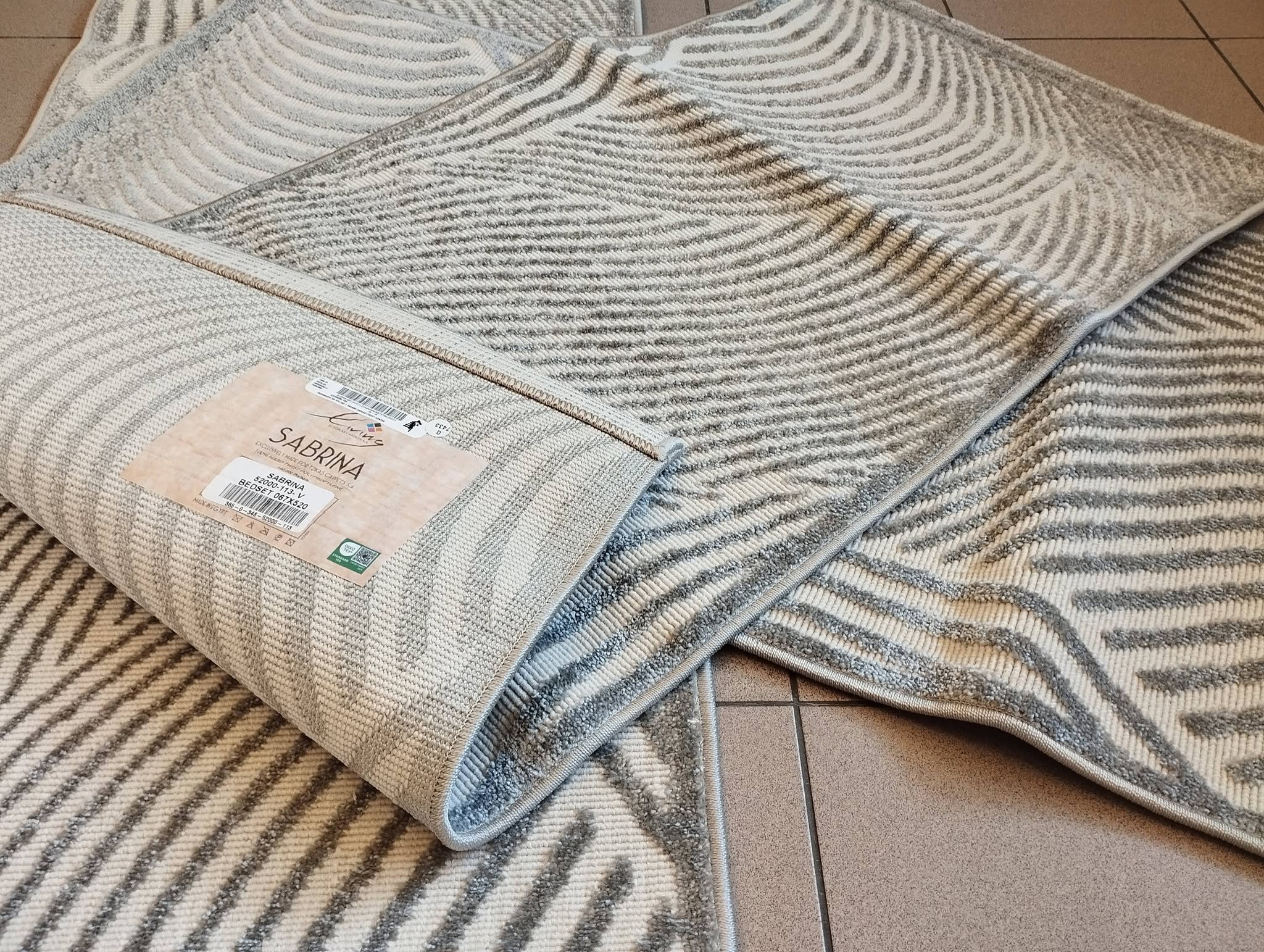 Σετ Κρεβατοκάμαρας 3τεμ Tzikas Carpets SABRINA Γκρι - ΔΩΡΕΑΝ ΜΕΤΑΦΟΡΙΚΑ