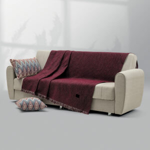 Alternative view of Ριχτάρια Σενίλ Σετ 3Τεμ Lino Home - Deneb Burgundy - ΔΩΡΕΑΝ ΜΕΤΑΦΟΡΙΚΑ